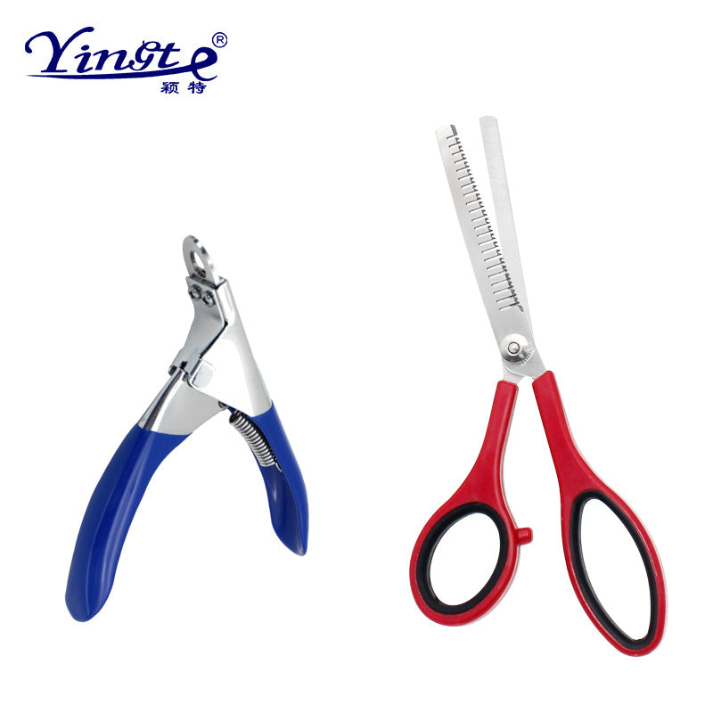 All-in-One Pet Grooming Kit with Brushes & Nail Clipper – Perfect for Travel