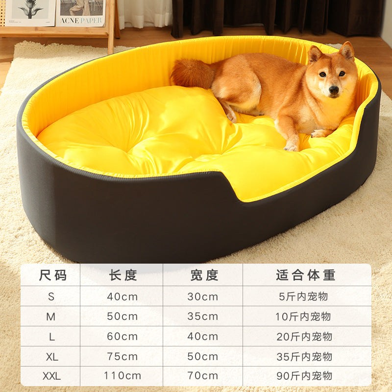 Washable Dog Bed with Removable Cover | Soft Pet Bed for Dogs