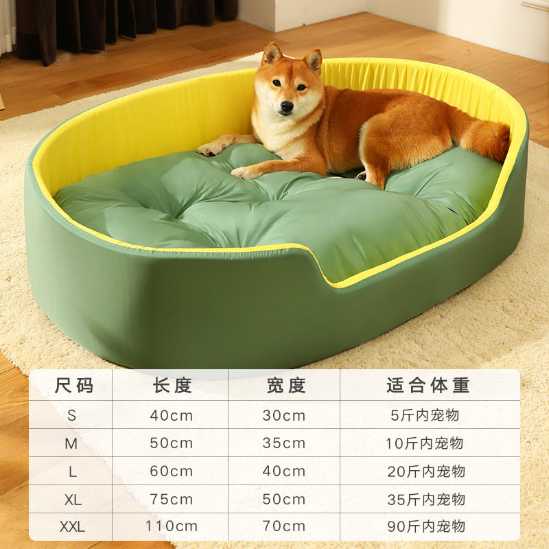 Washable Dog Bed with Removable Cover | Soft Pet Bed for Dogs