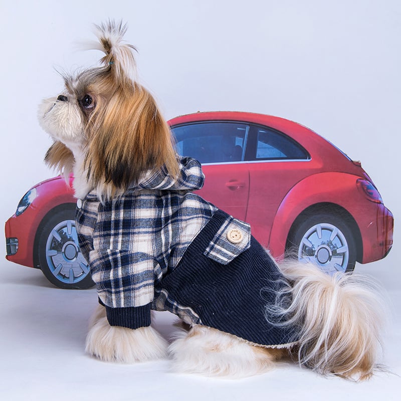 Pomeranian Dog Coat – Soft Cashmere Winter Sweater for Small Dogs