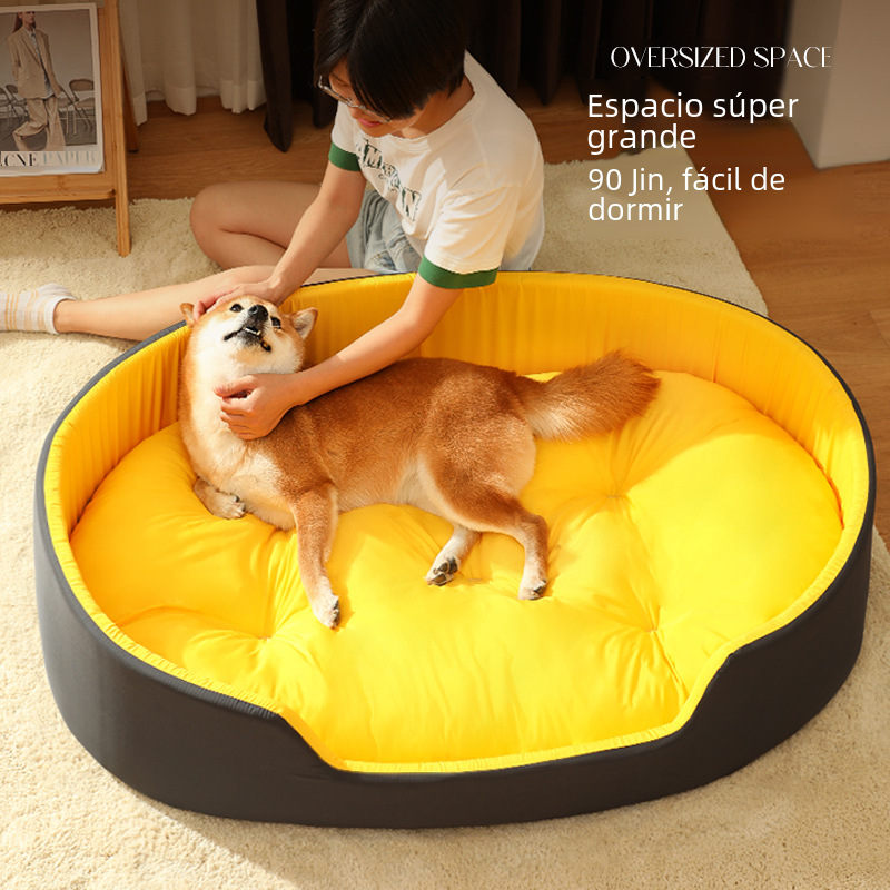 Washable Dog Bed with Removable Cover | Soft Pet Bed for Dogs