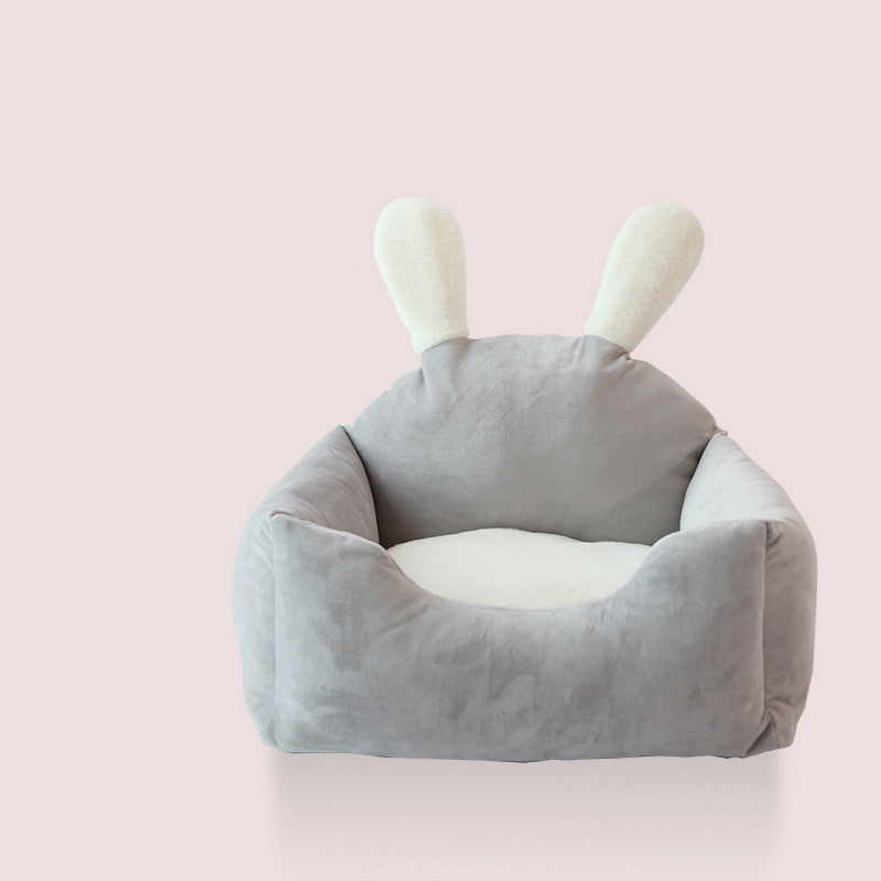 Washable Dog Bed with Removable Cushion – Universal Pet Bed for Dogs & Cats