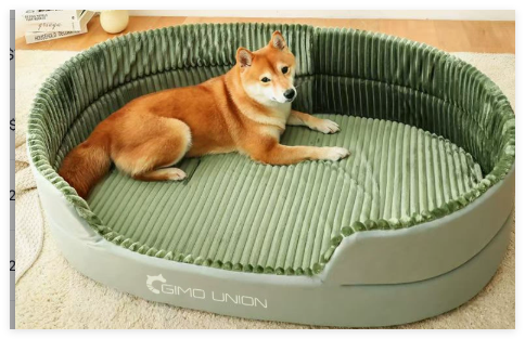 Washable Dog Bed with Removable Cover | Soft Pet Bed for Dogs
