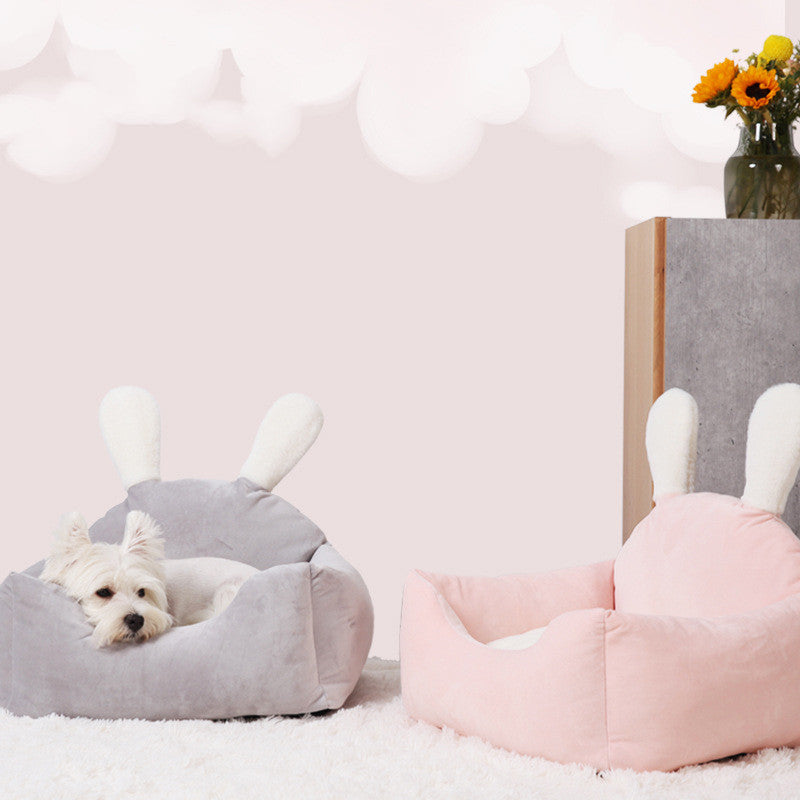 Washable Dog Bed with Removable Cushion – Universal Pet Bed for Dogs & Cats